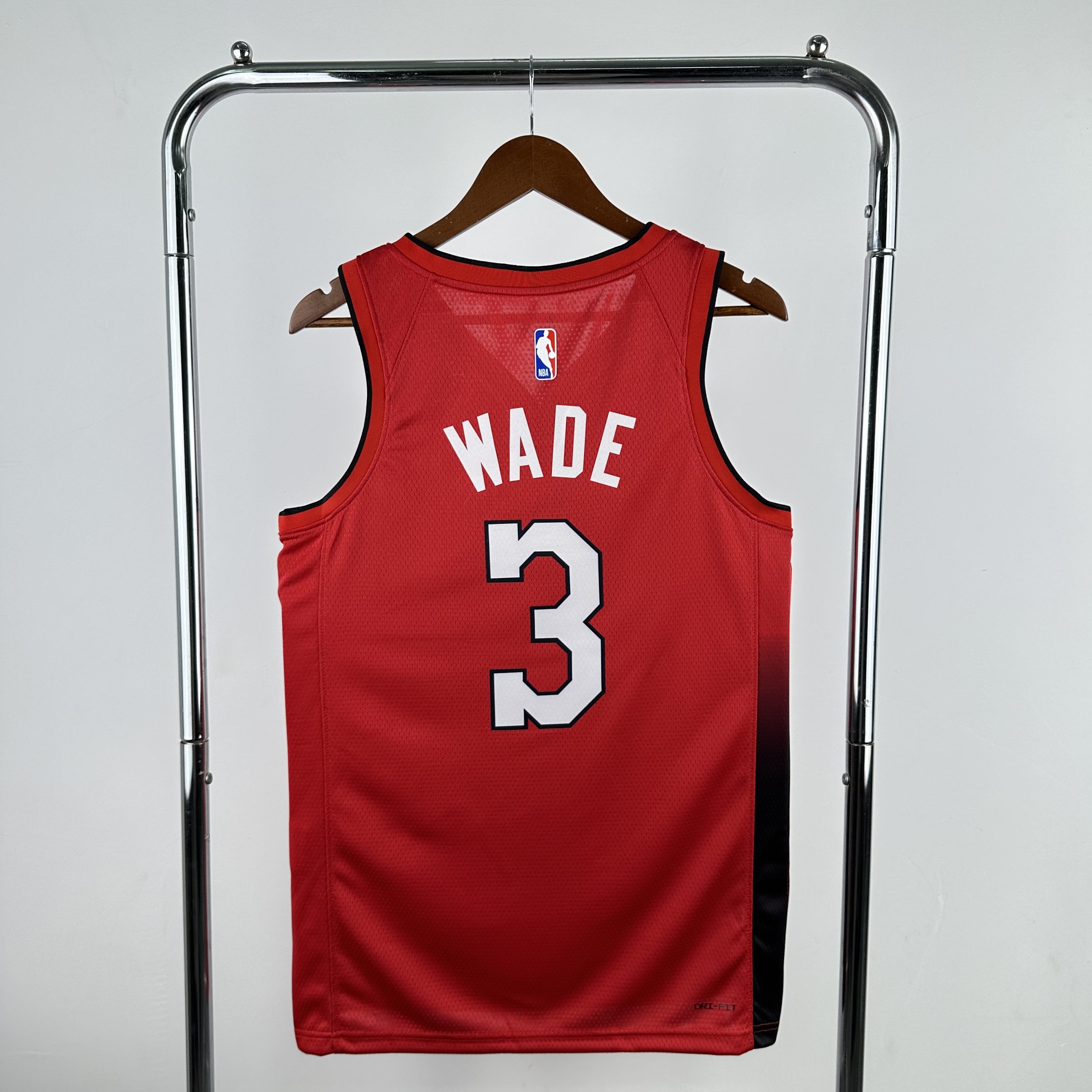 Men Miami Heat #3 Wade Red City Edition Season Nike 2025 NBA Jersey->miami heat->NBA Jersey